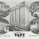 THE FAMOUS HOTEL TAFT NEW YORK Radio City RPPC