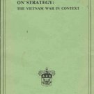 ON STRATEGY the vietnam war in context