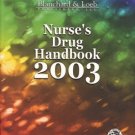 NURSE'S DRUG HANDBOOK 2003 blanchard & Loeb