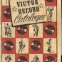 VICTOR RECORD CATALOGUE 1939 TO 1940