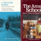 A PECULIAR PEOPLE OLD AMISH SCHOOL LOT OF 2 BOOKS