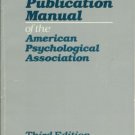 PUBLICATION MANUAL OF THE AMERICAN PSYCHOLOGICAL ASSOC