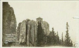 HARNEY PEAK Lookout Rapid City South Dakota RPPC