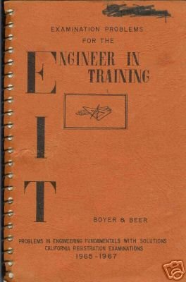 ENGINEER IN TRAINING By Boyer and Beer 1967