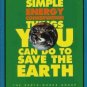 30 SIMPLE ENERGY CONSERVATION THINGS TO SAVE EARTH