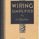 WIRING SIMPLIFIED 1951 22ND EDITION H. P. RICHTER SC