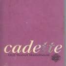 CADETTE GIRL SCOUT HANDBOOK 1965 GSA