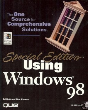 USING WINDOWS 98 SPECIAL EDITION CD-ROM INCLUDED