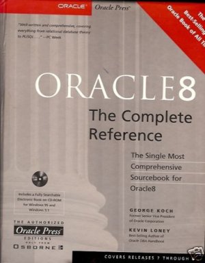 ORACLE 8 COMPLETE REFERENCE MOST COMPREHENSIVE SOURCEBO