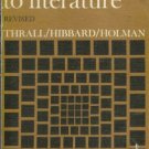 A HANDBOOK TO LITERATURE Thrall Hibbard Holman 1960