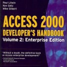 ACCESS 2000 DEVELOPER'S HANDBOOK VOL 2 ENTERPRISE EDITI