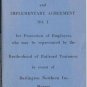 AGREEMENT BROTHERHOOD OF RAILROAD TRAINMEN BURLINGTON N