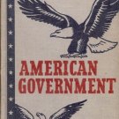 AMERICAN GOVERNMENT 1954 WILLIAM A MCCLENAGHAN