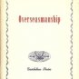 OVERSEASMANSHIP GUIDELINE SERIES  1969