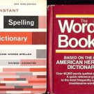 DICTIONARIES HERITAGE & SPELLING LOT OF 2 BOOKS