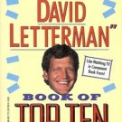 THE LATE NIGHT WITH DAVID LETTERMAN BOOK OF TOP TEN