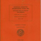 STATISTICAL INTERACTIVE PROGRAMMING SYSTEM 0S3-VERSION