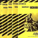 CLIFFS NOTES ON SHAKESPEARE'S RICHARD II LOT OF 5 BOOKS