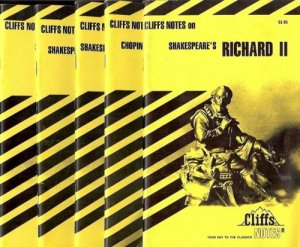 CLIFFS NOTES ON SHAKESPEARE'S RICHARD II LOT OF 5 BOOKS
