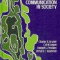SPEECH COMMUNICATION IN SOCIETY 1972