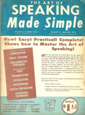 THE ART OF SPEAKING MADE SIMPLE 1954