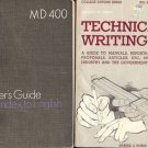 WRITER'S GUIDE & TECHNICAL WRITING  LOT OF 2 BOOKS
