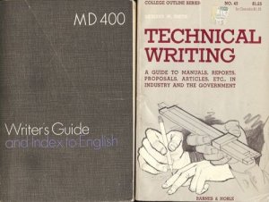 WRITER'S GUIDE & TECHNICAL WRITING  LOT OF 2 BOOKS