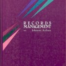 RECORDS MANAGEMENT By Johnson &  Kallaus