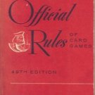 OFFICAL RULES OF CARD GAMES 49TH EDITION