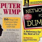 NETWORKING FOR DUMMIES COMPUTER WIMP LOT OF 2 BOOKS