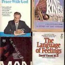 PEACE WITH GOD LANGUAGE OF FEELING LOT OF 4 BOOKS