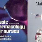 BASIC PHARMACOLOGY FOR NURSES & MATH FOR MEDS A LOT OF 2 BOOKS
