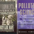 POLLUTED SCIENCE ENVIORNMENTAL OVERKILL LOT OF 2 BOOKS