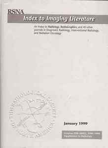 INDEX TO IMAGINING LITERATURE AN INDEX TO RADIOLOGY, RA