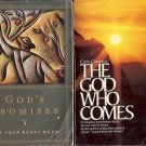 GOD'S PROMISES THE GOD WHO COMES LOT OF 2 BOOKS