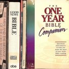 THE ONE YEAR BIBLE COMPANION MEN & THE MESSAFE OF OLD TESTAMENT LOT OF 5 BOOKS