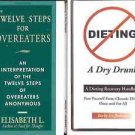 TWELVE STEPS FOR OVEREATERS DIETING LOT OF 2 BOOKS