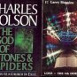 THE GOD OF STONES & SPIDERS  LOT OF 2 BOOKS