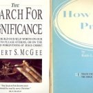 THE SEARCH FOR SIGNIFICANCE LOT OF 2 BOOKS