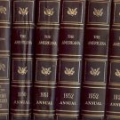 THE AMERICAN ANNUAL ENCYCLOPEDIA OF THE EVENTS  9 BOOKS