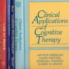 CLINICAL APPLICATIONS OF COGNITIVE THERAPY LEARN PSYCHOTHERAPY LOT OF 5BOOKS