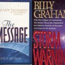 STORM WARNING NEW TESTAMENT LOT OF 2 BOOKS