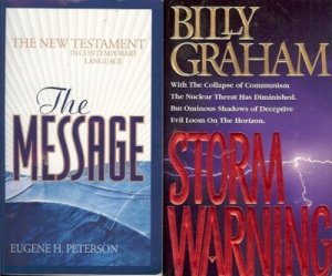 STORM WARNING NEW TESTAMENT LOT OF 2 BOOKS