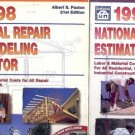 NATIONAL REPAIR y REMODELING ESTIMATOR A LOT OF 2 BOOKS