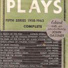 BEST AMERICAN PLAYS 5TH SERIES 1958-1963 BY JOHN GASSNER  1963