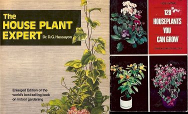 THE HOUSE PLANT EXPERT & 128 HOUSE PLANT YOU CAN GROW LOT OF 2 BOOKS
