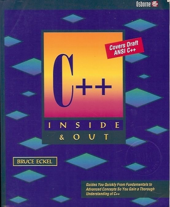 C++ INSIDE & OUT BY BRUCE ECKEL 1993