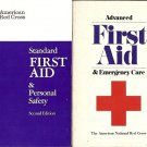 STANDARD FIRST AID & FIRST AID & EMERGENCY CARE A LOT OF 2 BOOKS