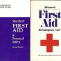 STANDARD FIRST AID & FIRST AID & EMERGENCY CARE A LOT OF 2 BOOKS
