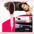 Straightening Irons Come With LCD Display Electric Straight Hair Comb Brush